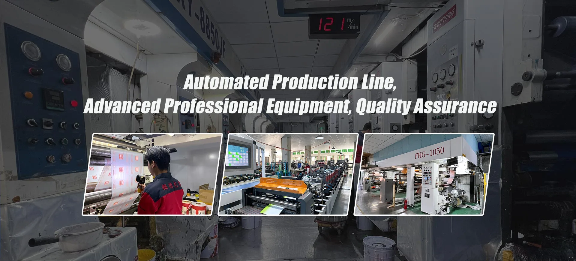 Awtomatikong linya ng produksyon, advanced na propesyonal na kagamitan, katiyakan sa kalidad