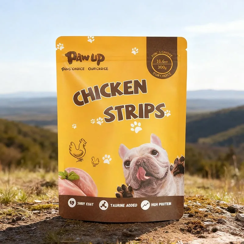 Ang mga dog food packaging bag ay nakatuon sa pagiging praktiko at kaligtasan, na may makatao na disenyo na pinapaboran ng mga may-ari ng alagang hayop