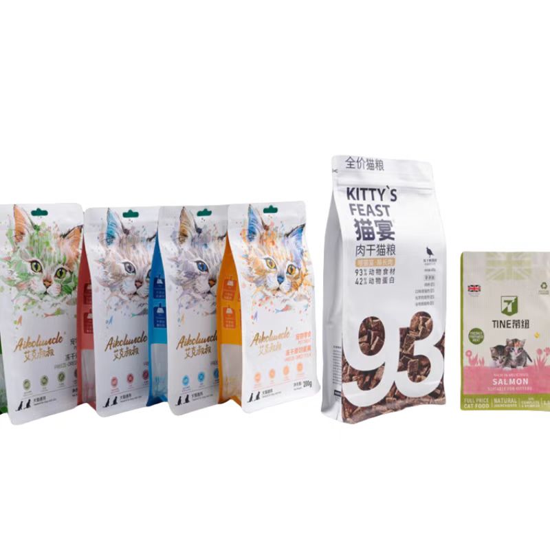 Naka-frozen na vacuum bag ng dog food packaging bag